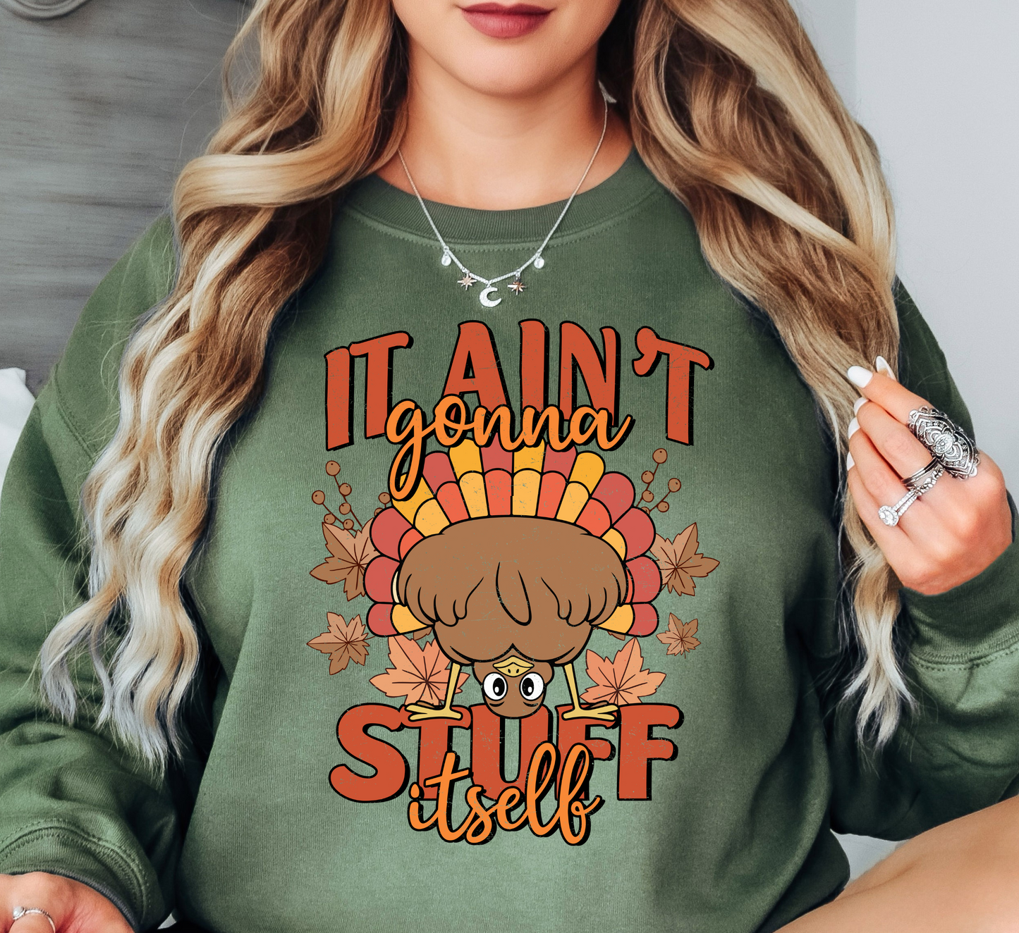 Gonna Stuff Itself Sweatshirt | Harvest Joy Collection | Unique Gifts for Family Friends
