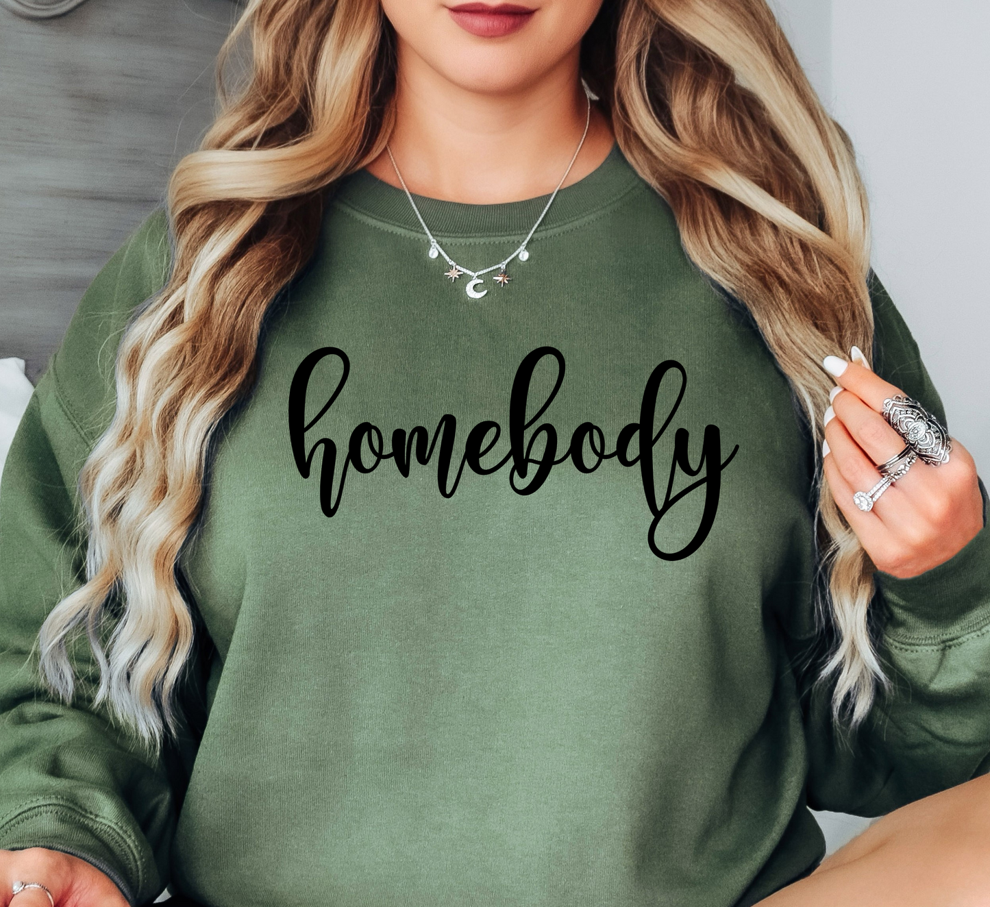 Homebody Sweatshirt | Groovy Vibes Collection | Unique Gifts for Family and Friends