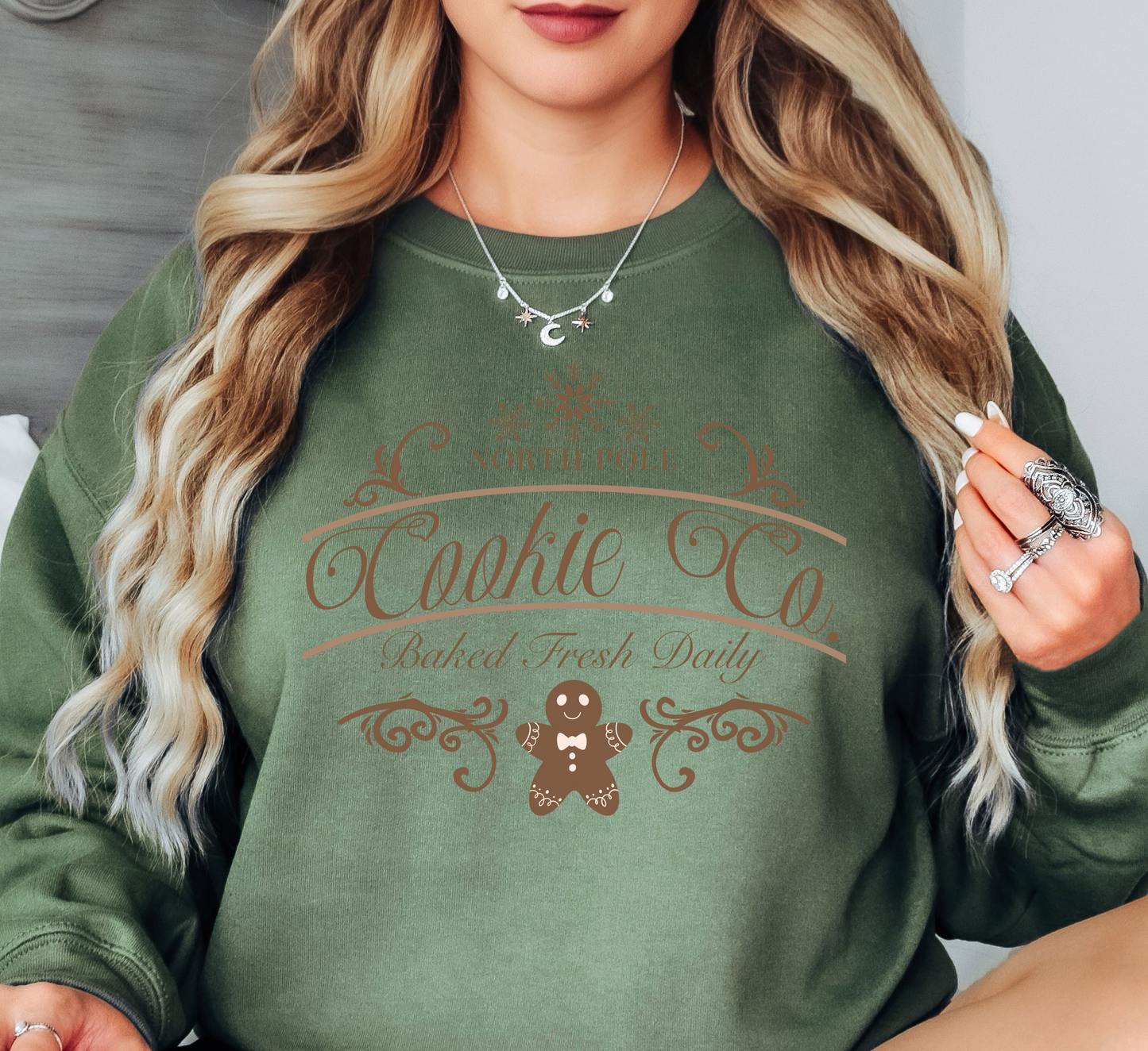 North Pole Cookie Co. Sweatshirt | Tis The Season Collection | Unique Gifts for Family Friends