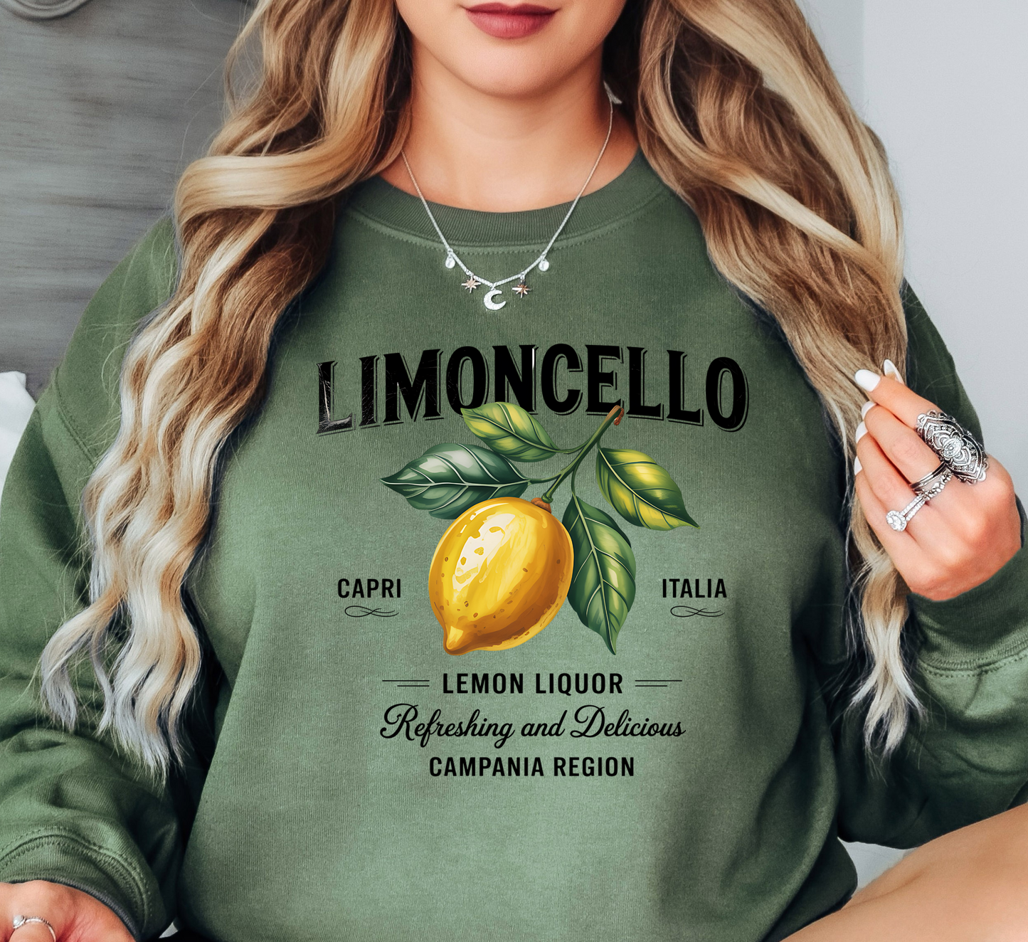 Limoncello Sweatshirt | Groovy Vibes Collection | Unique Gifts for Family and Friends