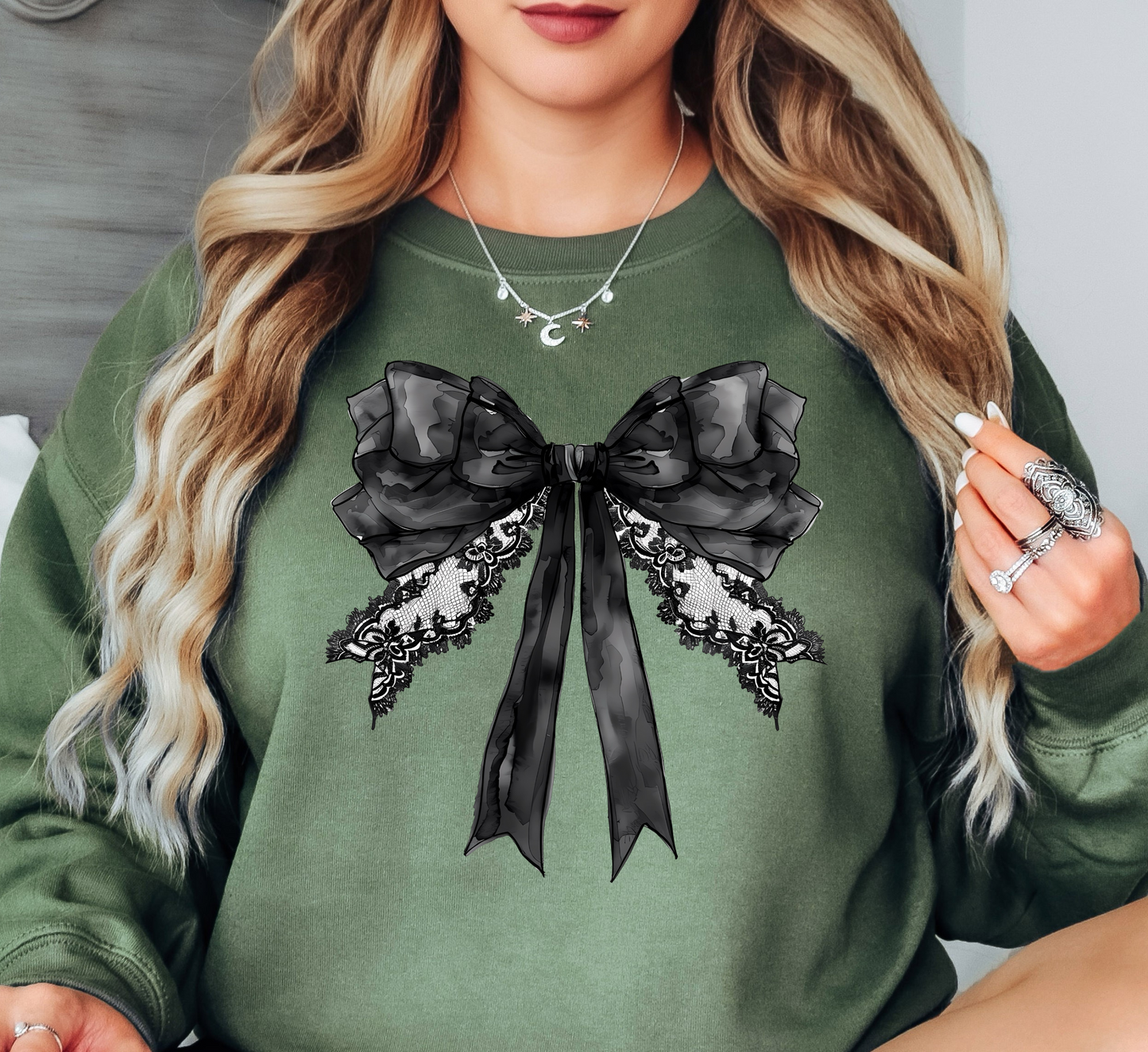 Gothic Coquette Sweatshirt | Boo-tiful Vibes Collection | Unique Gifts for Family Friends