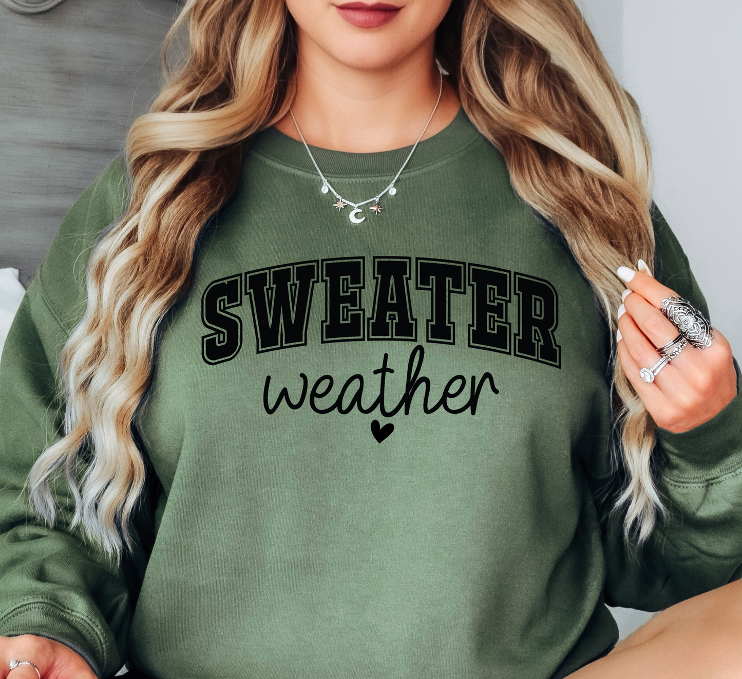 Sweater Weather Sweatshirt | Frosty Chic Collection | Unique Gifts for Family Friends