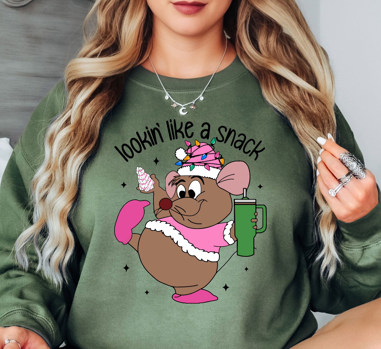 Xmas Lookin' Like A Snack Gus Gus Sweatshirt | Tis The Season Collection | Unique Gifts for Family Friends