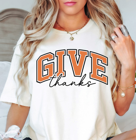 Give Thanks Tee | Harvest Joy Collection | Unisex Pre-Shrunk T-Shirt