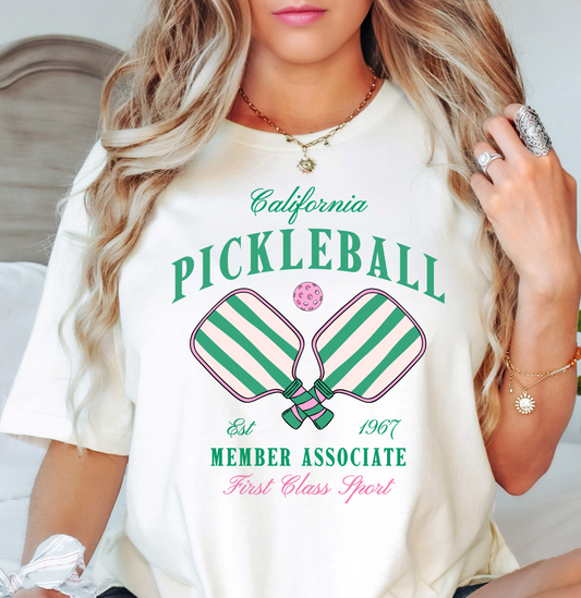 Cali Pickleball Tee | Groovy Vibes Collection | Unisex Pre-Shrunk T-Shirt