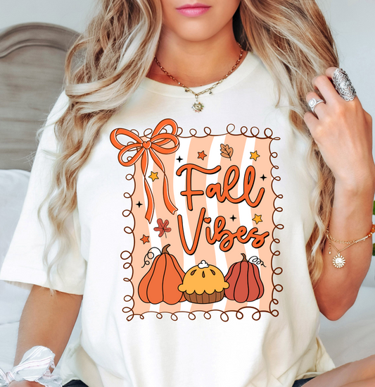 Preppy Fall Vibes Tee | Falling For You Collection | Unisex Pre-Shrunk T-Shirt