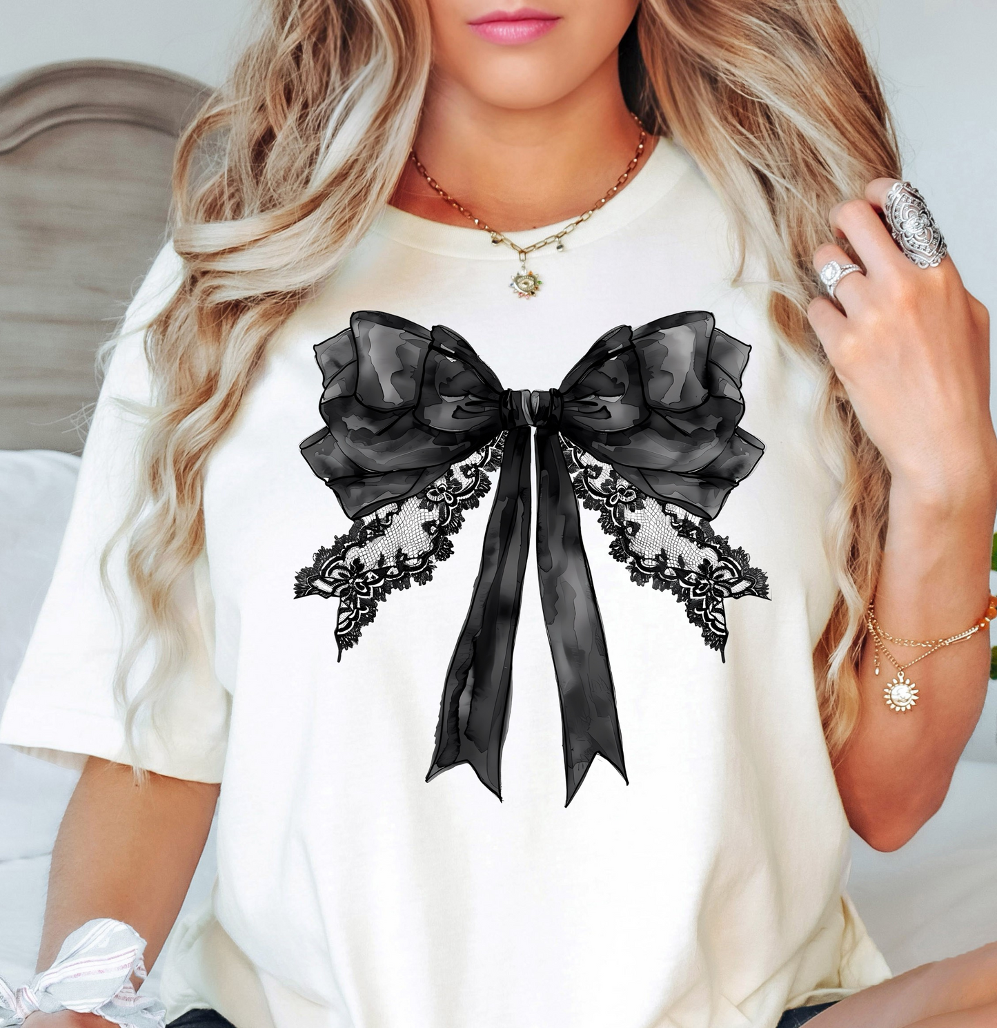 Gothic Coquette Tee | Boo-tiful Vibes Collection | Unisex Pre-Shrunk T-Shirt