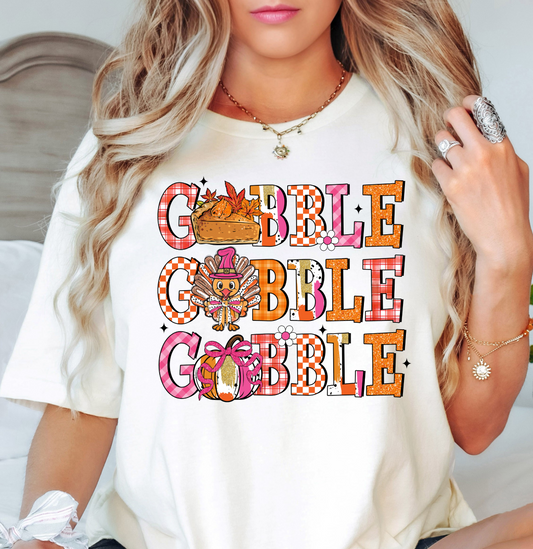Gobble Preppy Tee | Harvest Joy Collection | Unisex Pre-Shrunk T-Shirt