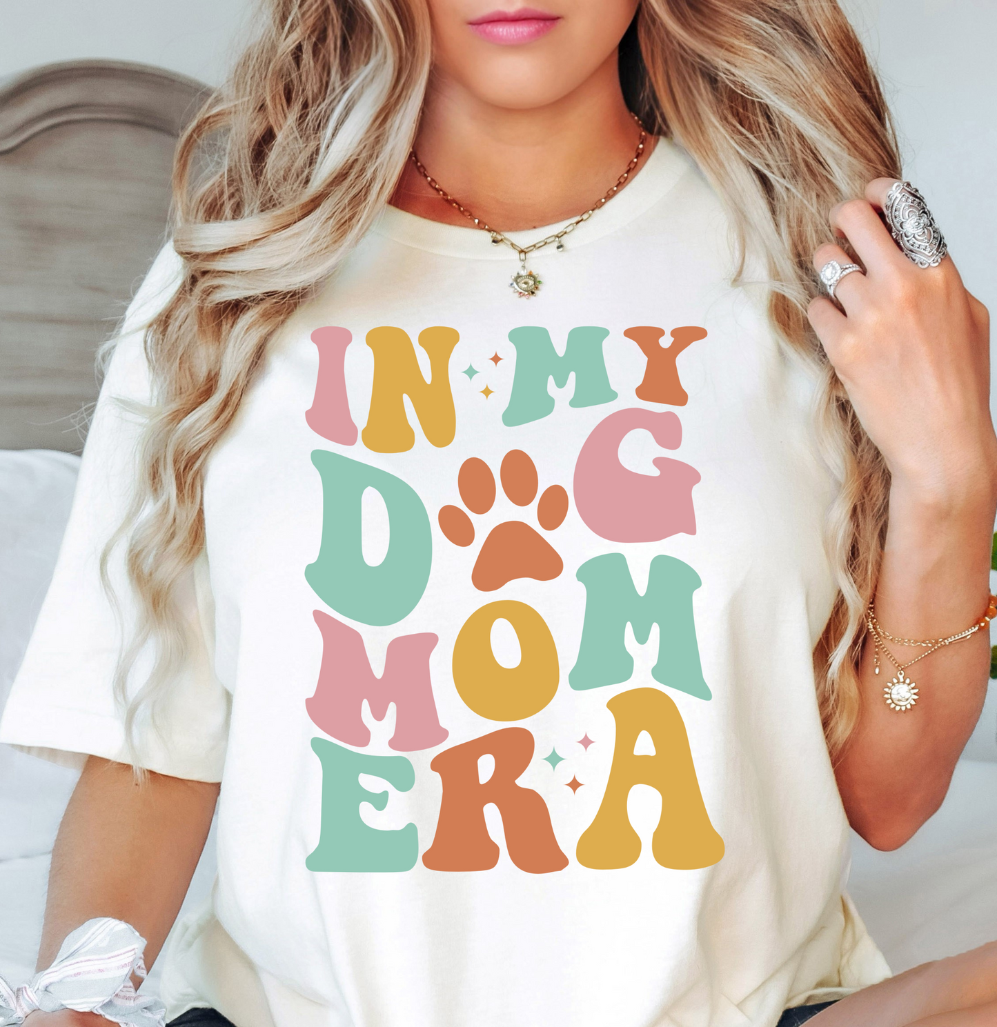 In My Dog Mom Era Tee | Pawsitive Vibes Collection | Unisex Pre-Shrunk T-Shirt