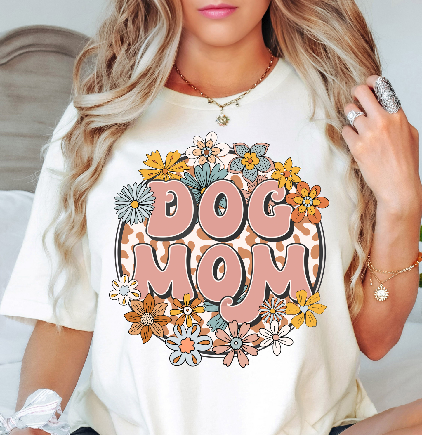 Groovy Dog Mom Tee | Pawsitive Vibes Collection | Unisex Pre-Shrunk T-Shirt