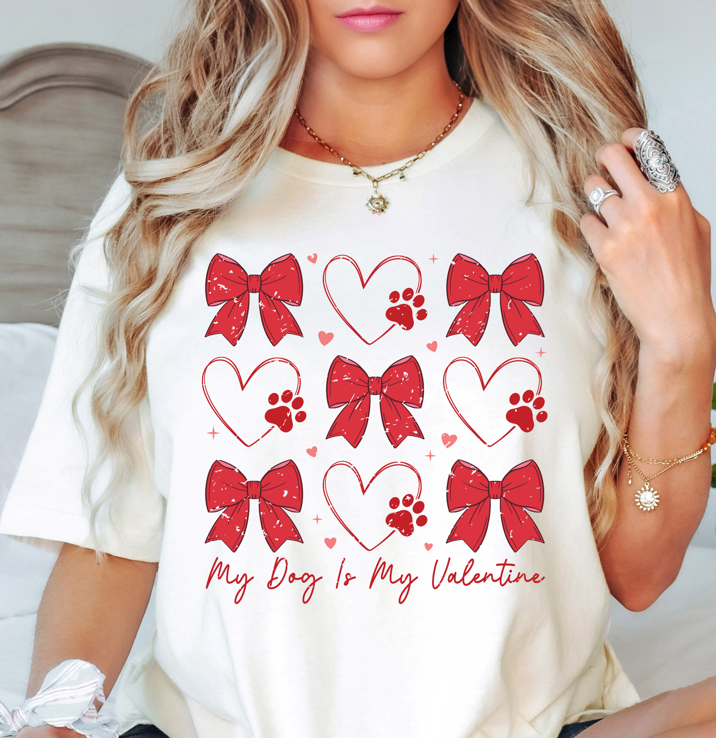 My Dog Is My Valentine Tee | Pawsitive Vibes Collection | Unisex Pre-Shrunk T-Shirt