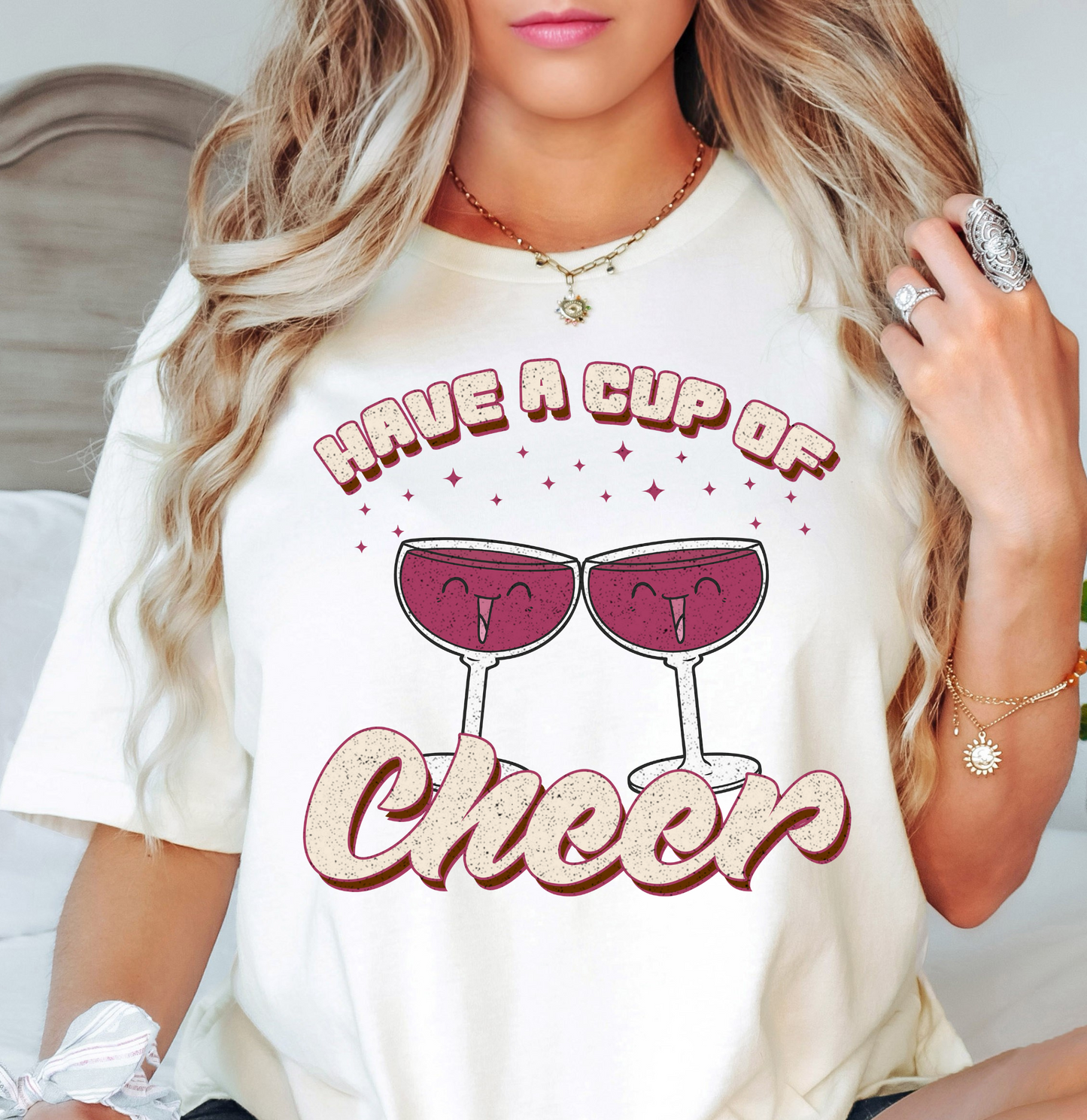 Have a Cup of Cheer Tee | New Year Magic Collection | Unisex Pre-Shrunk T-Shirt