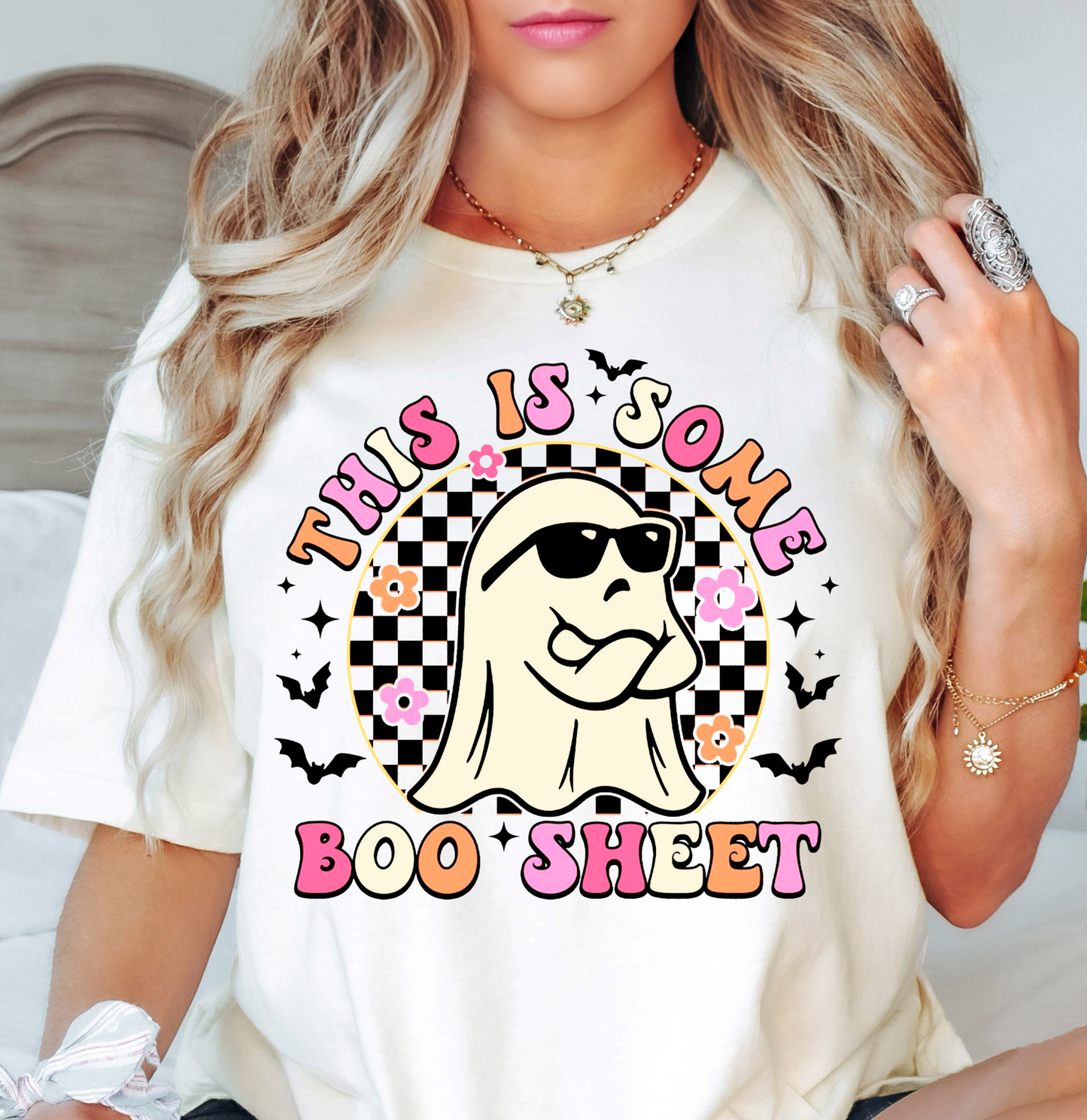 This Some Boo Sheet Tee | Boo-tiful Vibes Collection | Unisex Pre-Shrunk T-Shirt