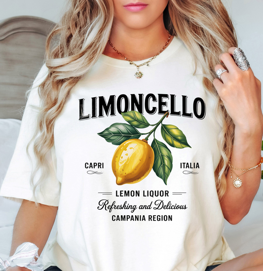 Limoncello Tee | Groovy Vibes Collection | Unisex Pre-Shrunk T-Shirt