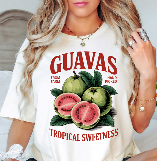 Guavas Sweetness Tee | Groovy Vibes Collection | Unisex Pre-Shrunk T-Shirt