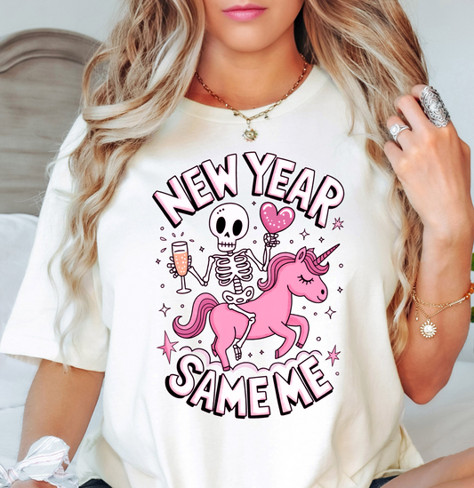 New Year Same Me Tee | New Year Magic Collection | Unisex Pre-Shrunk T-Shirt