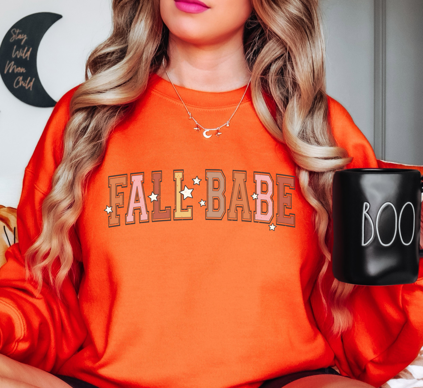 Fall Babe Sweatshirt | Falling For You Collection | Unique Gifts for Family Friends