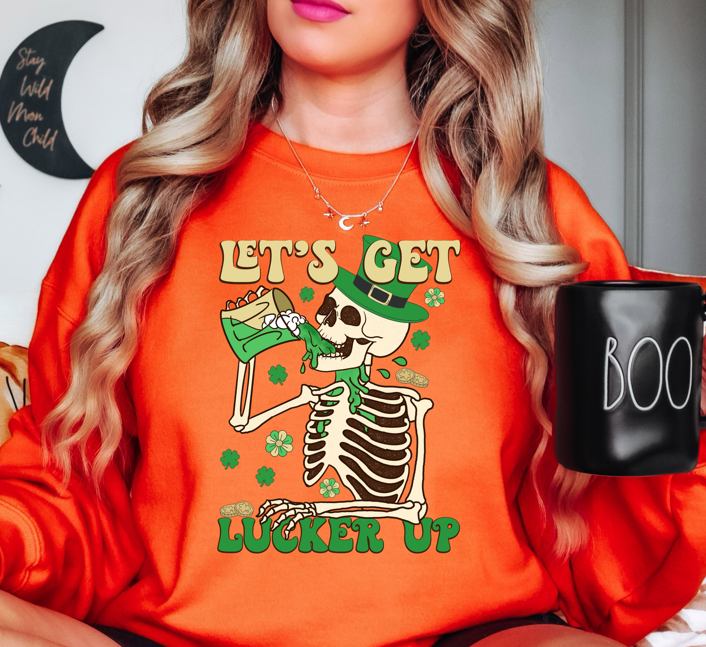 Let's Get Lucker Up Sweatshirt | Feeling Lucky Collection | Unique Gifts for Family Friends