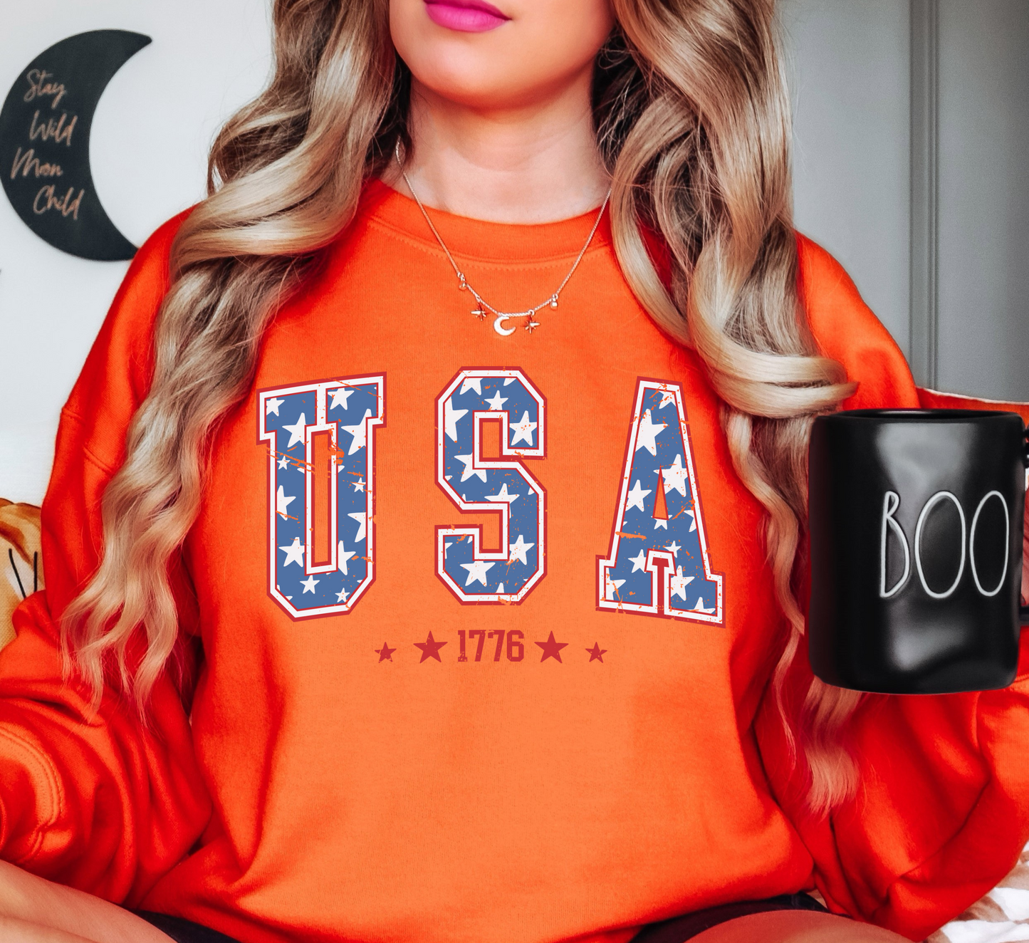 USA 1776 Sweatshirt | Stars and Stripes Collection | Unique Gifts for Family and Friends