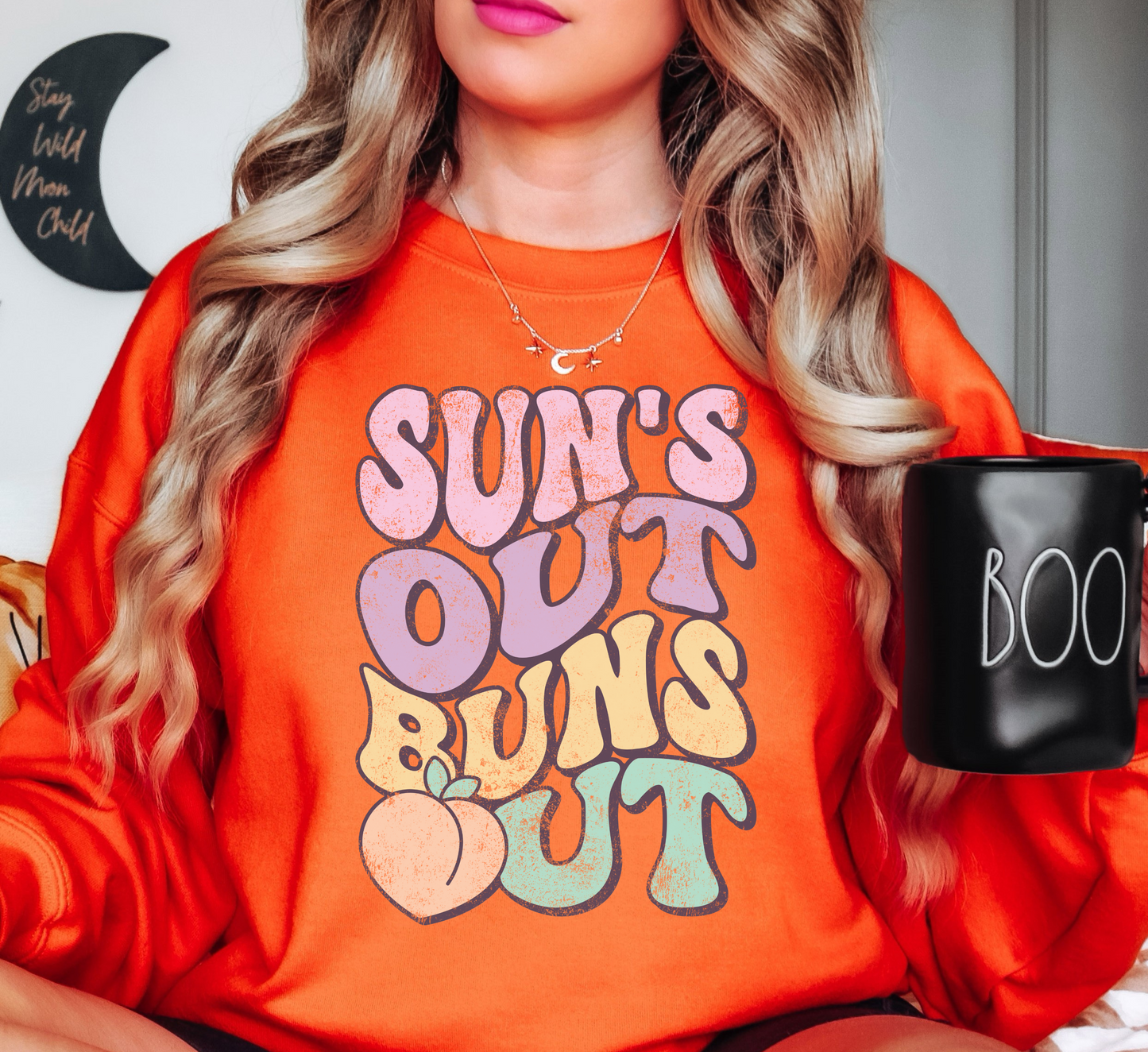 Suns Out Buns Out Sweatshirt | Beach Breeze Collection | Unique Gifts for Family Friends