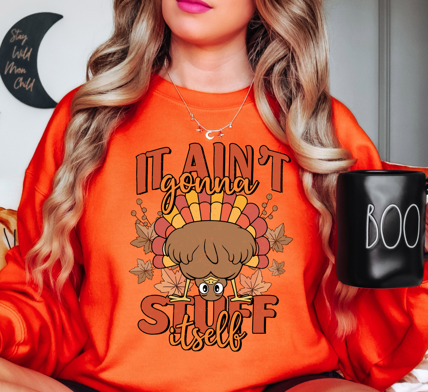 Gonna Stuff Itself Sweatshirt | Harvest Joy Collection | Unique Gifts for Family Friends