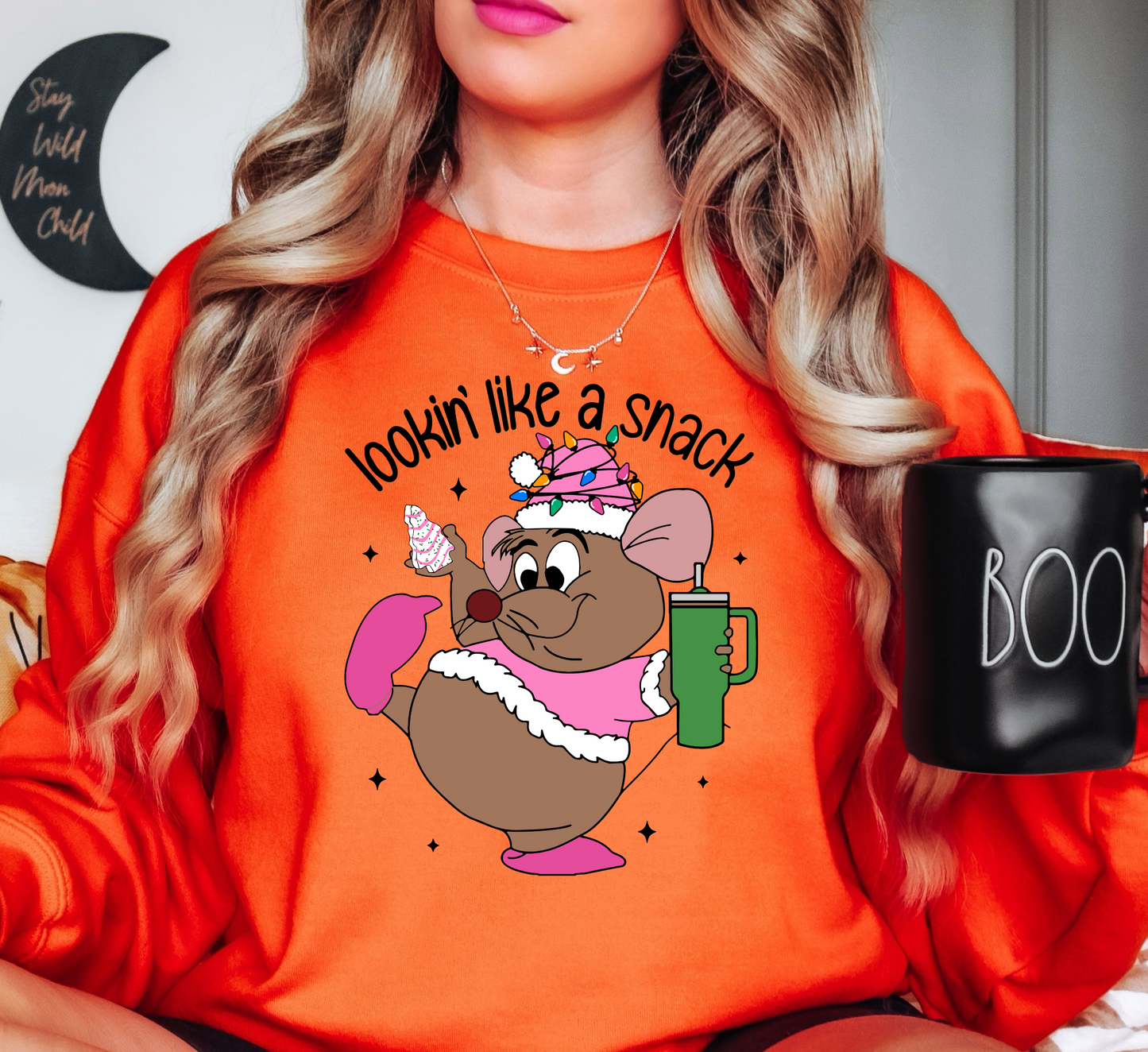 Xmas Lookin' Like A Snack Gus Gus Sweatshirt | Tis The Season Collection | Unique Gifts for Family Friends