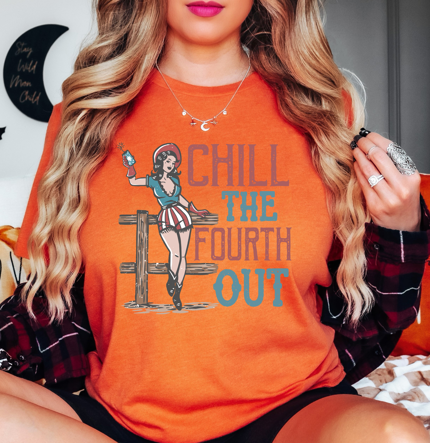 Chill The 4th Out Tee | Stars and Stripes Collection | Unisex Pre-Shrunk T-Shirt