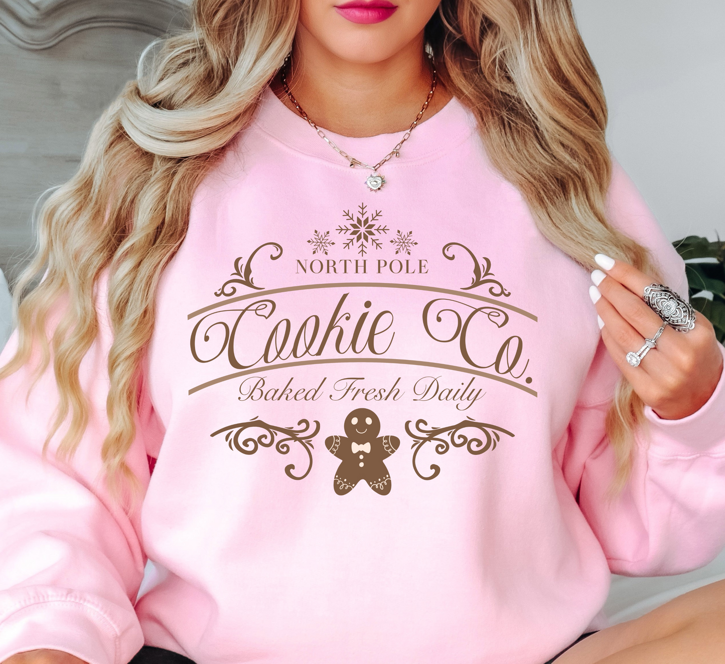 North Pole Cookie Co. Sweatshirt | Tis The Season Collection | Unique Gifts for Family Friends