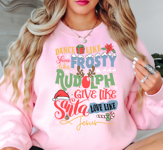 Dance Like Frosty Sweatshirt | Tis The Season Collection | Unique Gifts for Family Friends