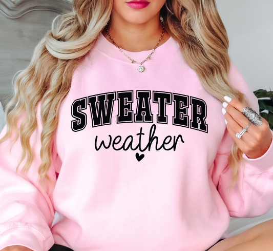 Sweater Weather Sweatshirt | Frosty Chic Collection | Unique Gifts for Family Friends