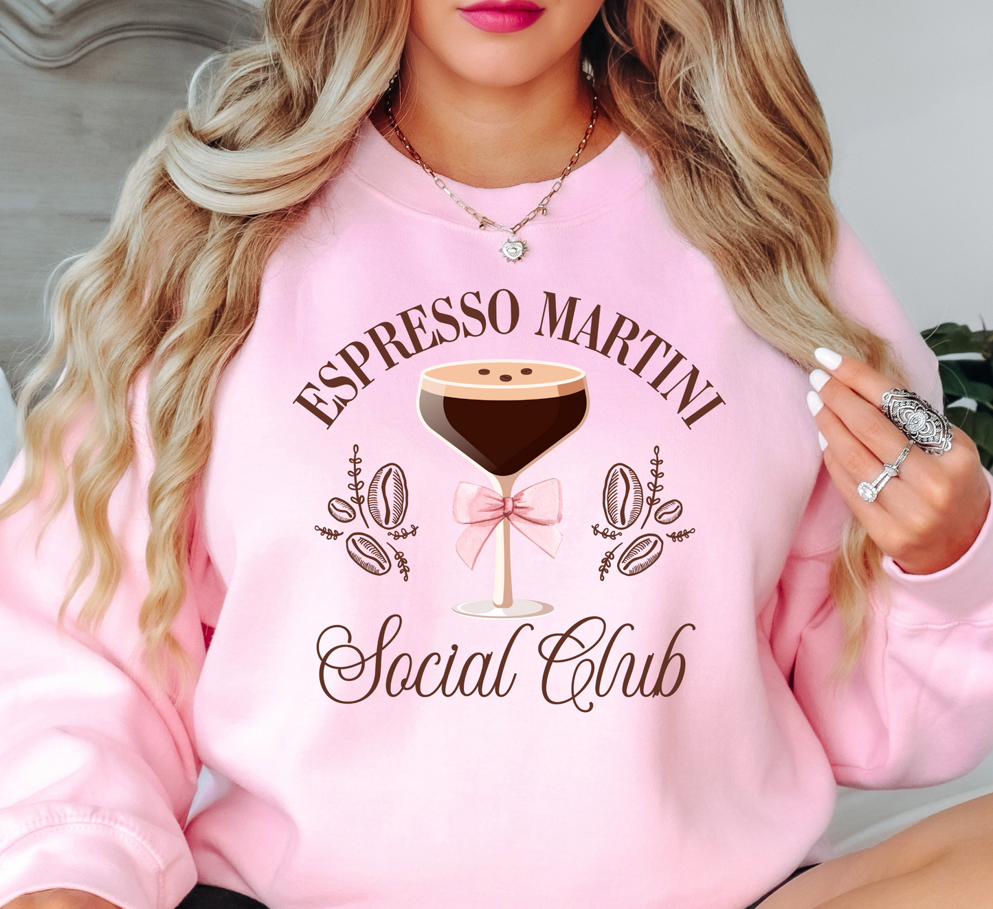 Espresso Martini Social Club Sweatshirt | Groovy Vibes Collection | Unique Gifts for Family and Friends