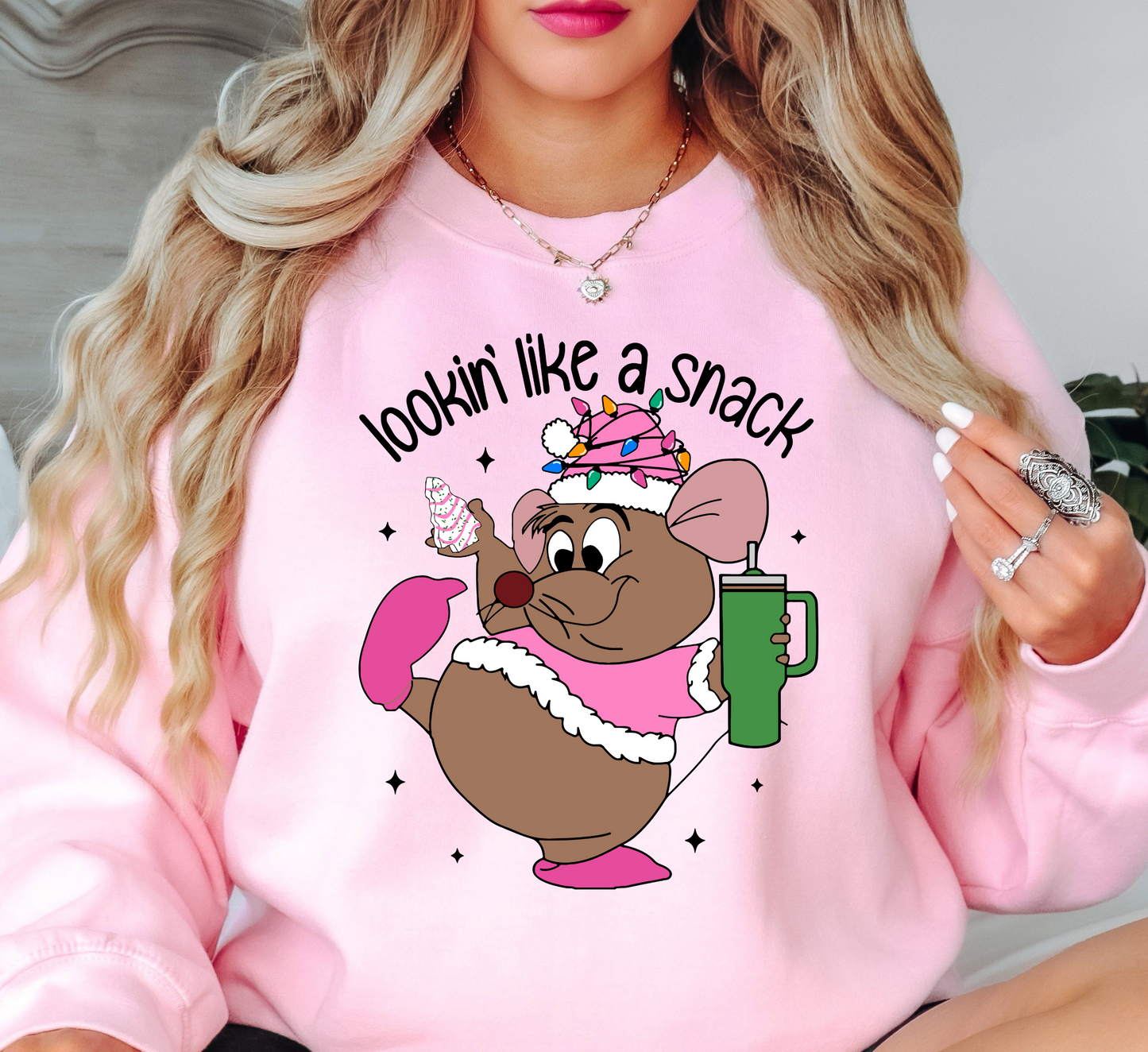 Xmas Lookin' Like A Snack Gus Gus Sweatshirt | Tis The Season Collection | Unique Gifts for Family Friends