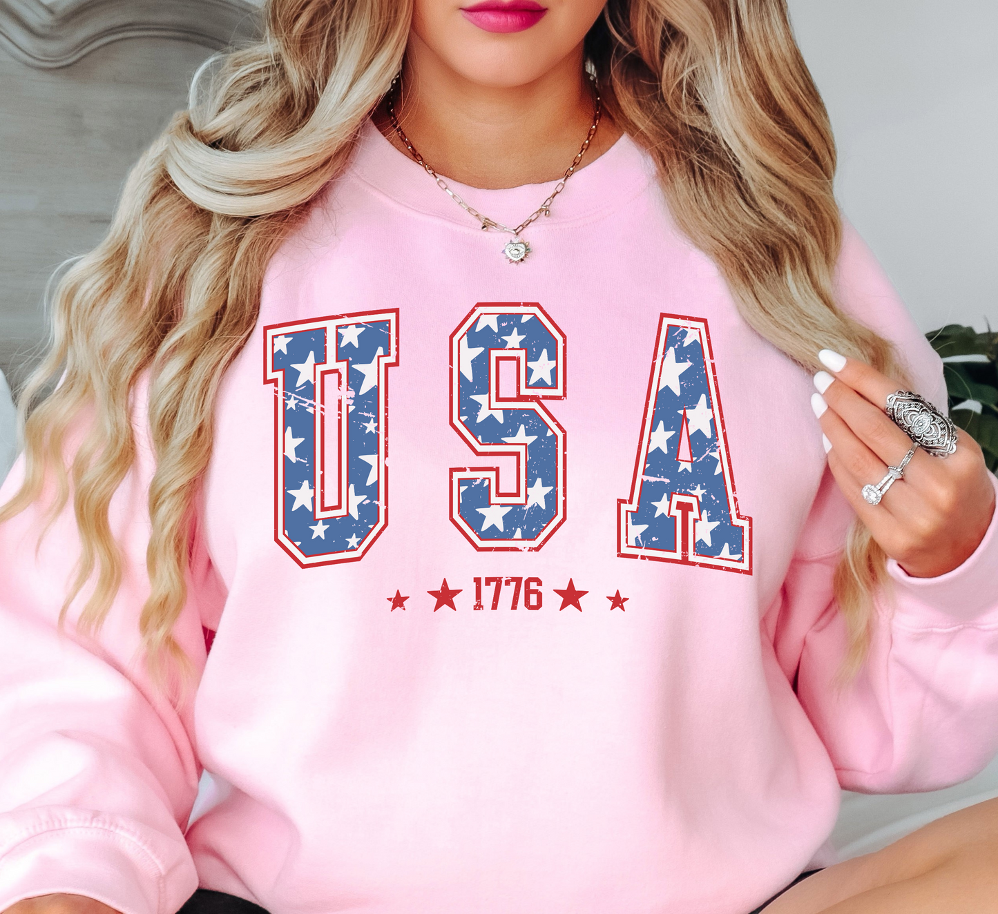 USA 1776 Sweatshirt | Stars and Stripes Collection | Unique Gifts for Family and Friends
