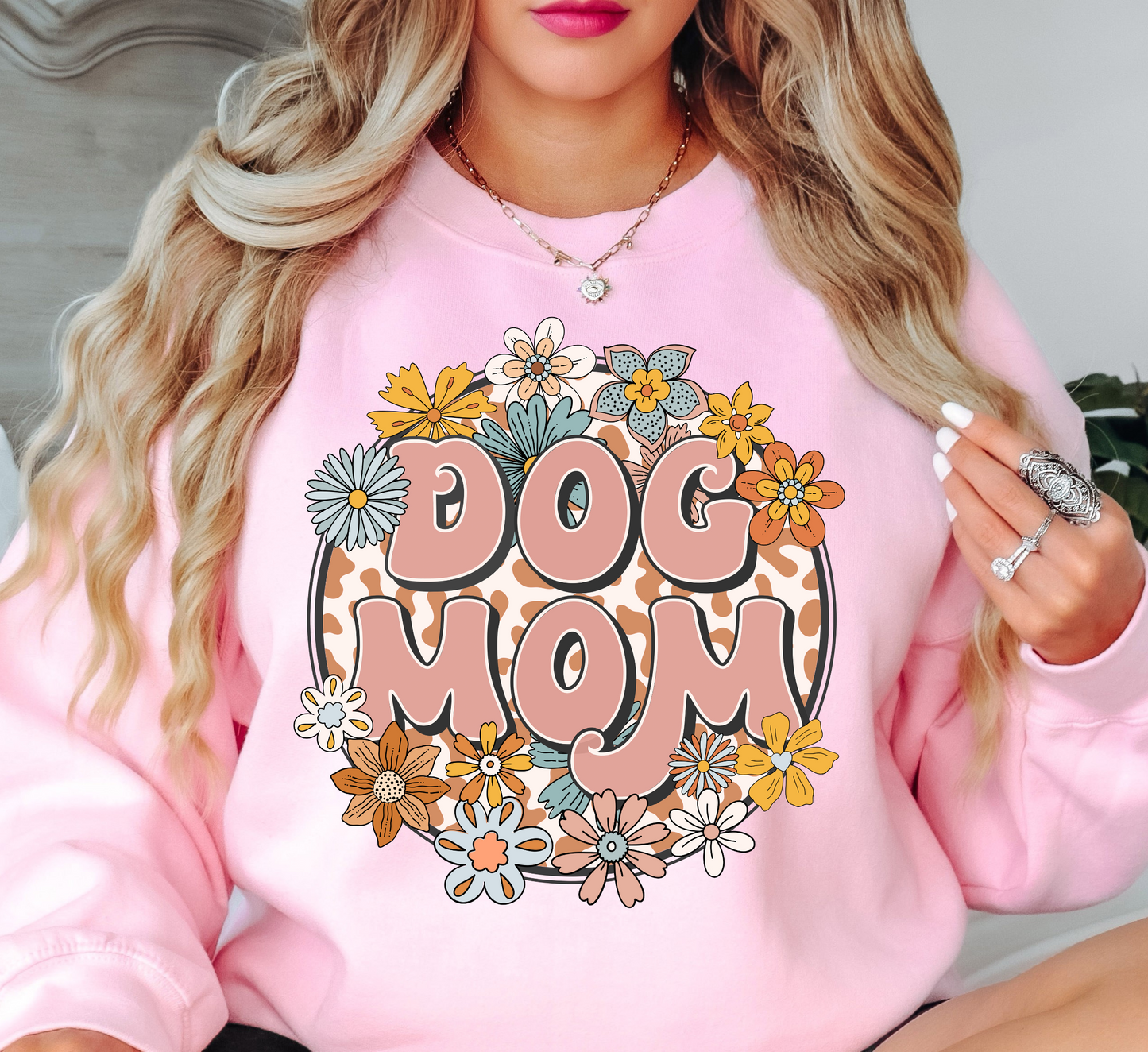 Groovy Dog Mom Sweatshirt | Pawsitive Vibes Collection | Unique Gifts for Family and Friends