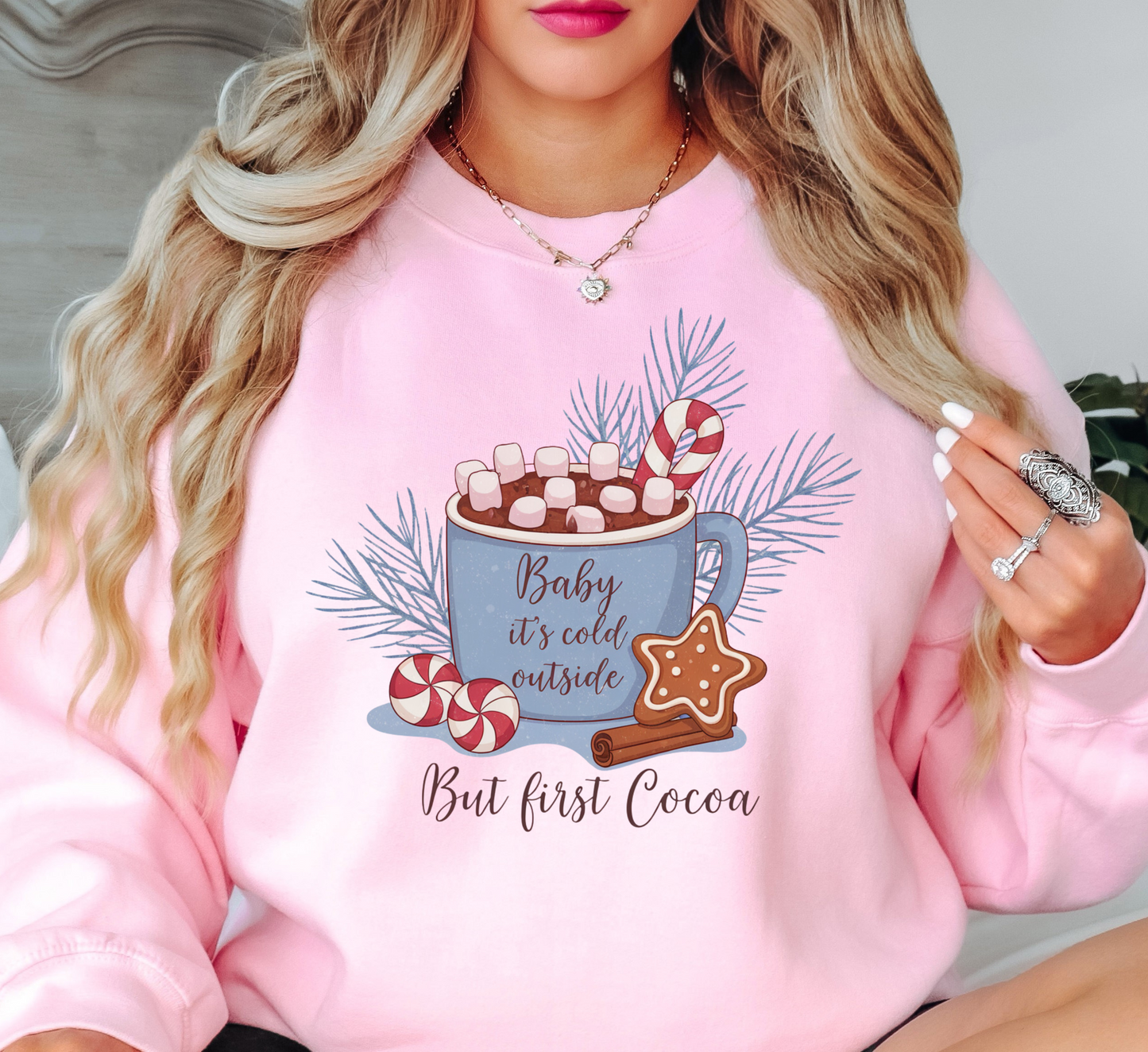 Baby Its Cold Outside Sweatshirt | Frosty Chic Collection | Unique Gifts for Family Friends