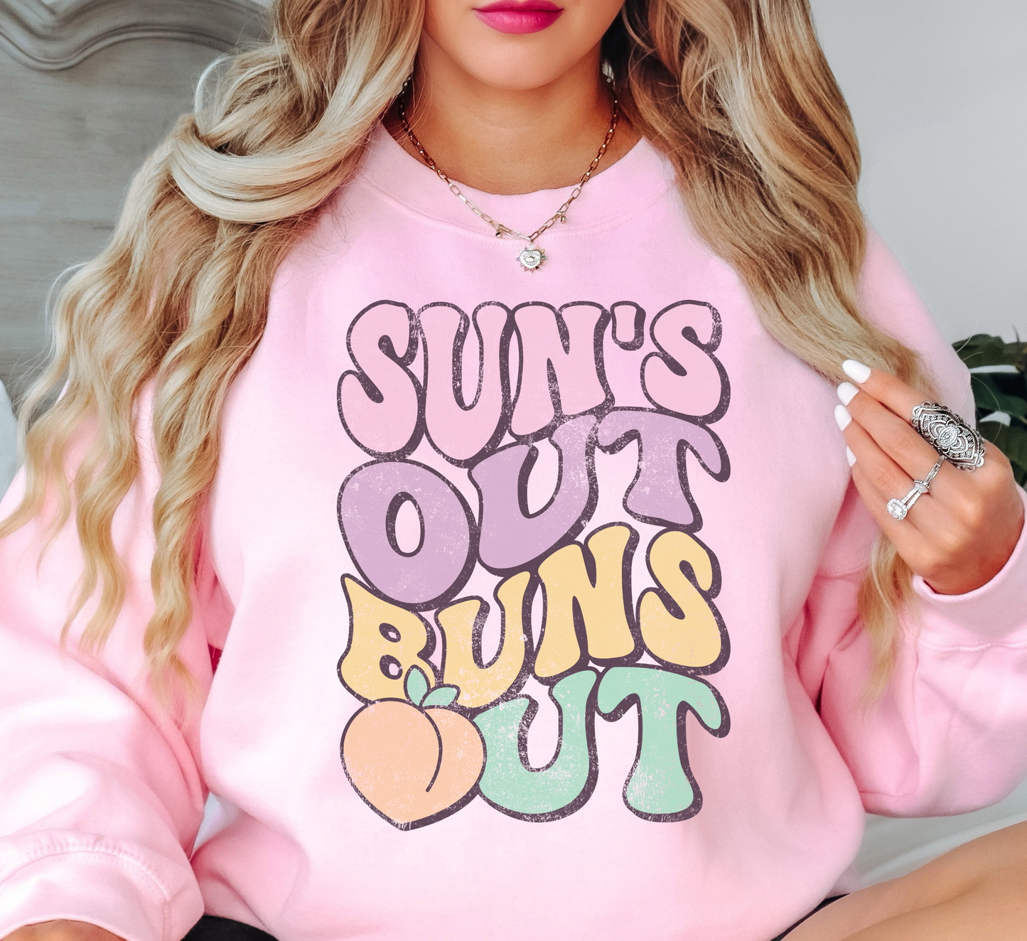 Suns Out Buns Out Sweatshirt | Beach Breeze Collection | Unique Gifts for Family Friends