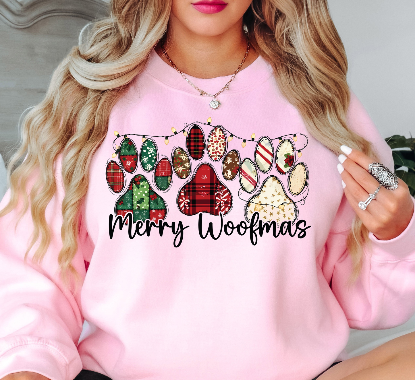 Merry Woofmas Sweatshirt | Pawsitive Vibes Collection | Unique Gifts for Family and Friends