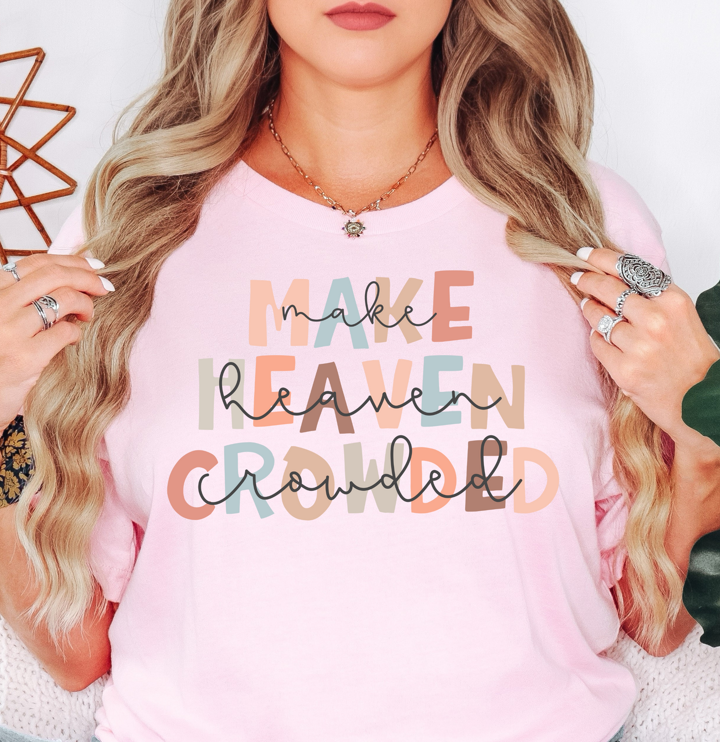 Make Heaven Crowded Tee | Walk By Faith Collection | Unisex Pre-Shrunk T-Shirt