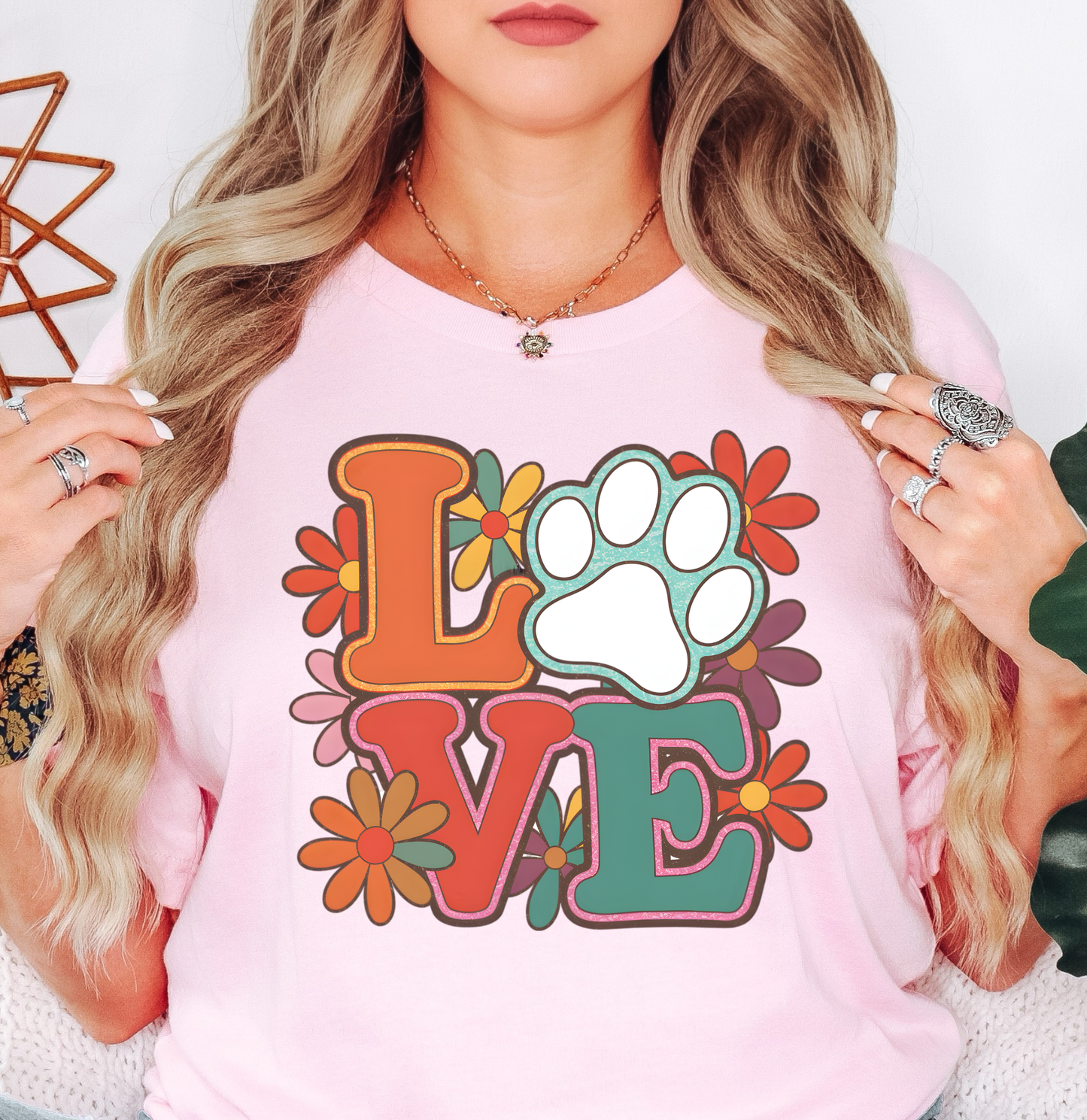 Paw Love Tee | Pawsitive Vibes Collection | Unisex Pre-Shrunk T-Shirt