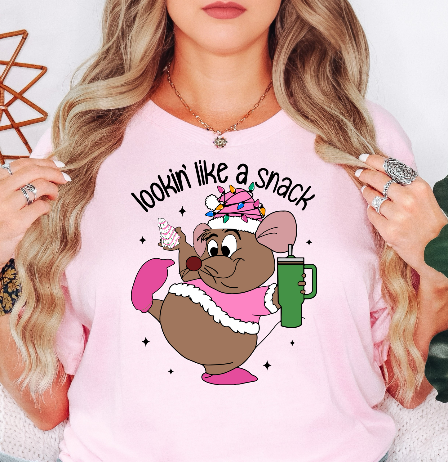 Xmas Lookin' Like A Snack Gus Gus Tee | Tis The Season Collection | Unisex Pre-Shrunk T-Shirt