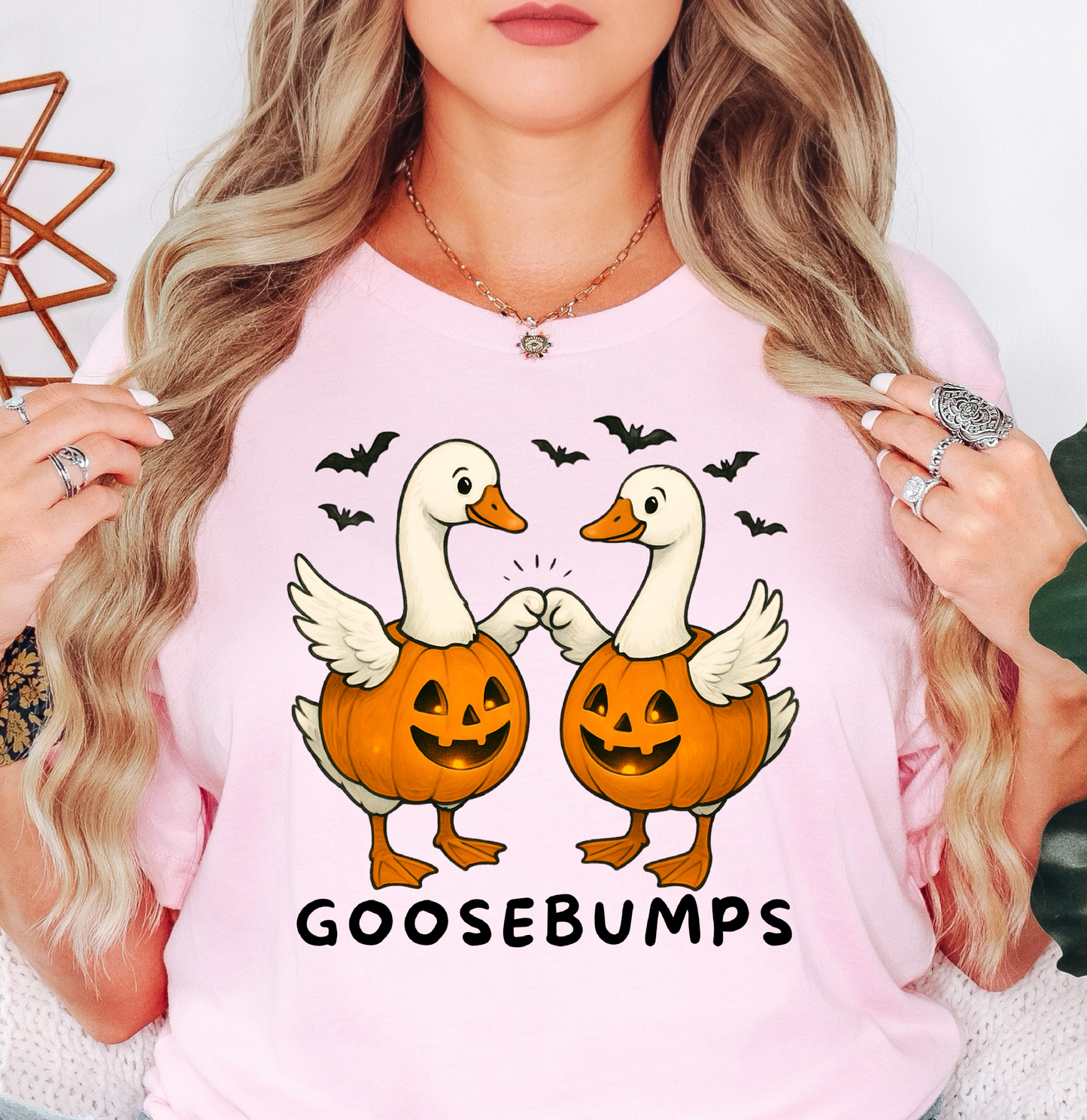 Spooky Goosebumps Tee | Boo-tiful Vibes Collection | Unisex Pre-Shrunk T-Shirt