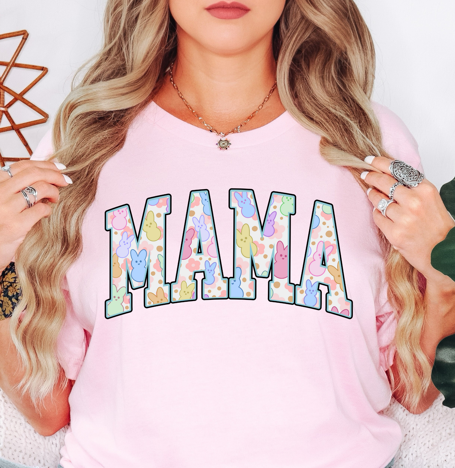 Retro Easter Mama Tee | Mama Mode Activated Collection | Unisex Pre-Shrunk T-Shirt