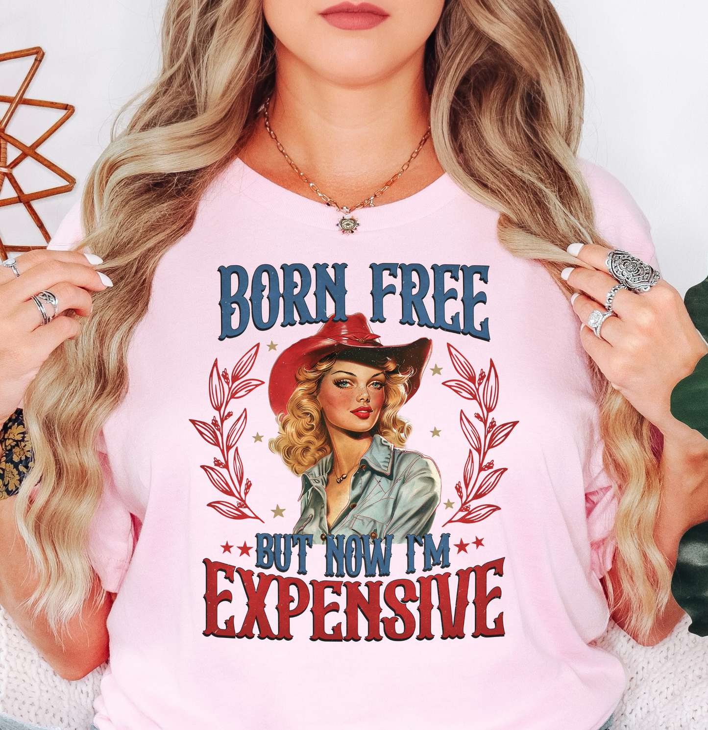 Born Free Expensive Tee | Stars and Stripes Collection | Unisex Pre-Shrunk T-Shirt