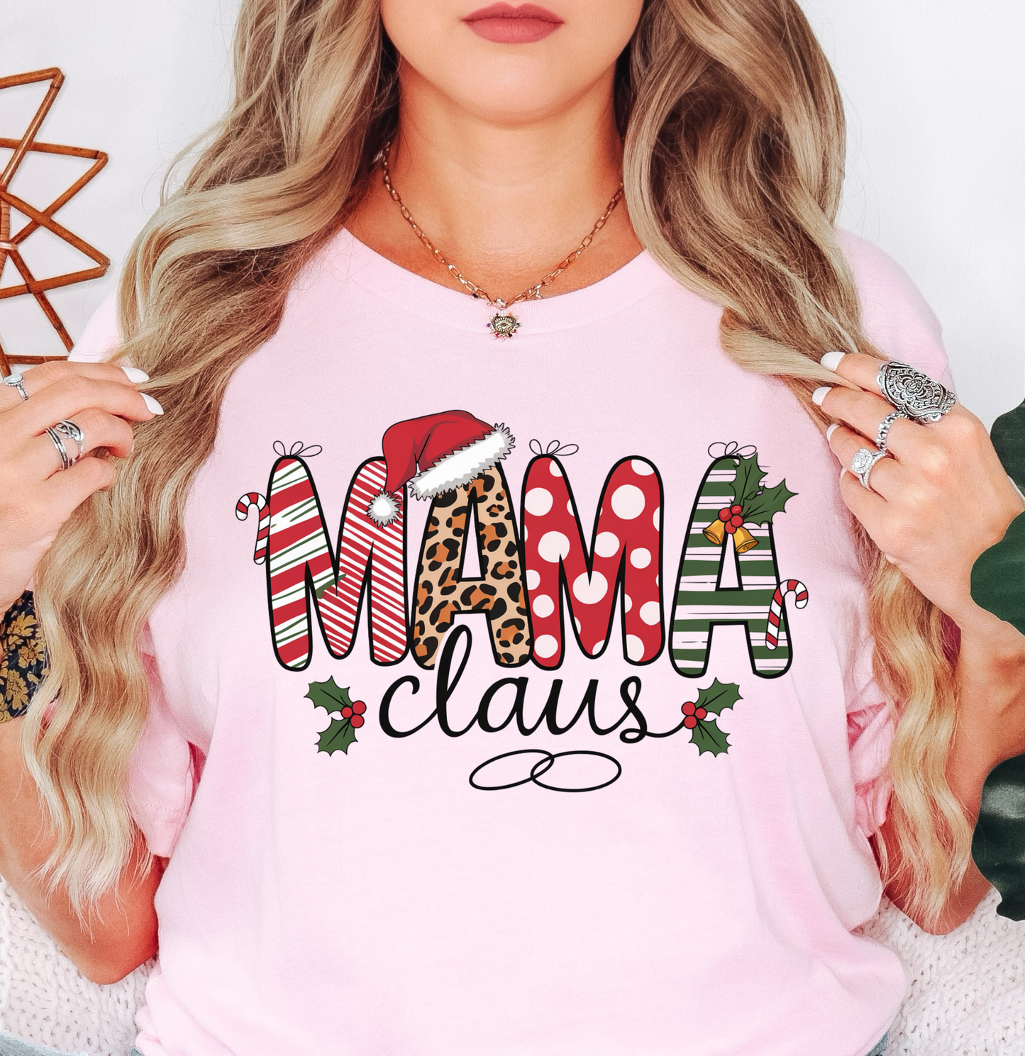 Mama Claus Tee | Mama Mode Activated Collection | Unisex Pre-Shrunk T-Shirt