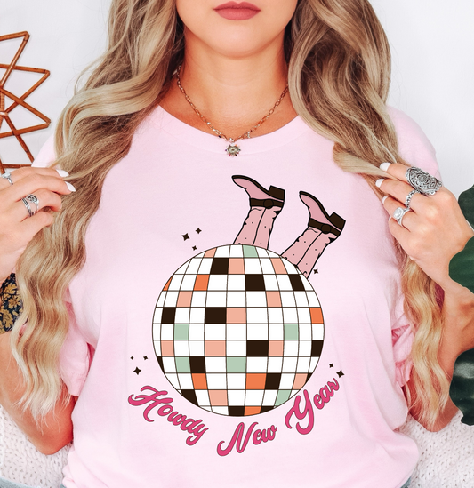 Howdy New Year Tee | New Year Magic Collection | Unisex Pre-Shrunk T-Shirt