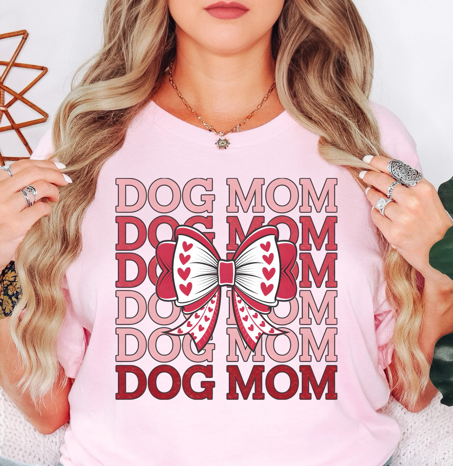 Dog Mom Coquette Tee | Pawsitive Vibes Collection | Unisex Pre-Shrunk T-Shirt