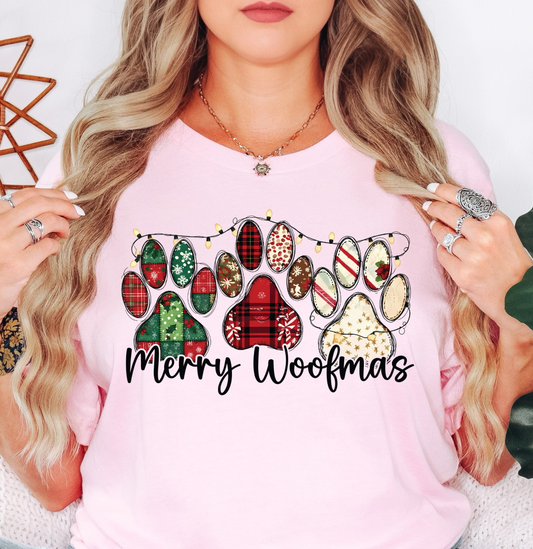 Merry Woofmas Tee | Pawsitive Vibes Collection | Unisex Pre-Shrunk T-Shirt