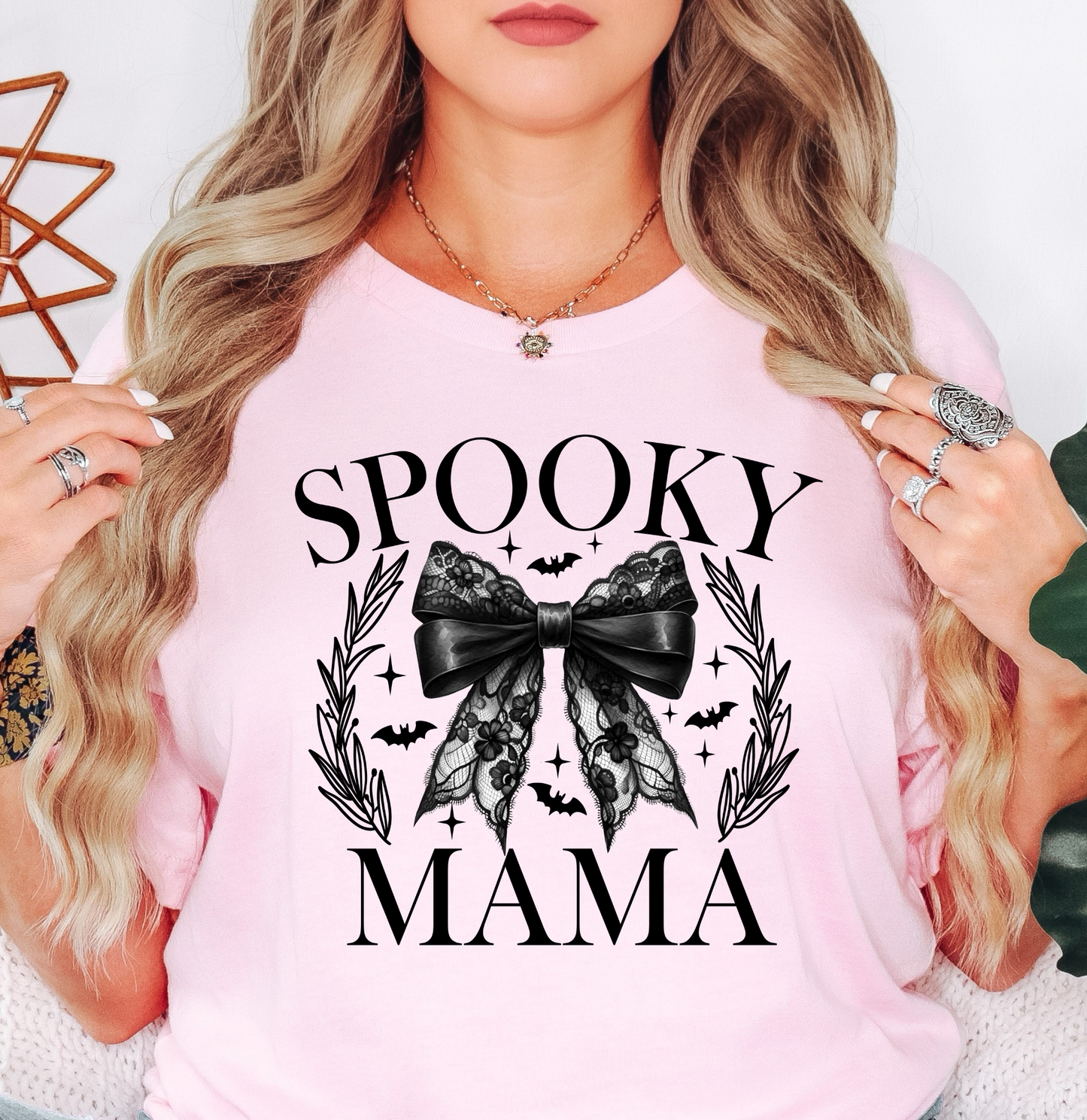 Spooky Coquette Mama Tee | Mama Mode Activated Collection | Unisex Pre-Shrunk T-Shirt