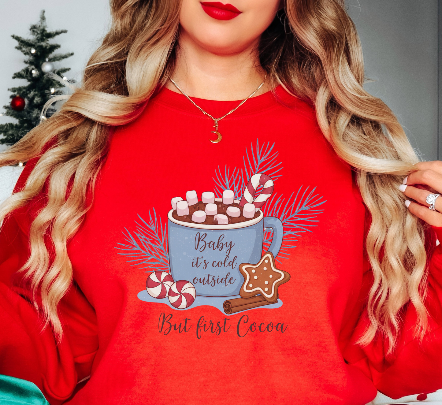 Baby Its Cold Outside Sweatshirt | Frosty Chic Collection | Unique Gifts for Family Friends