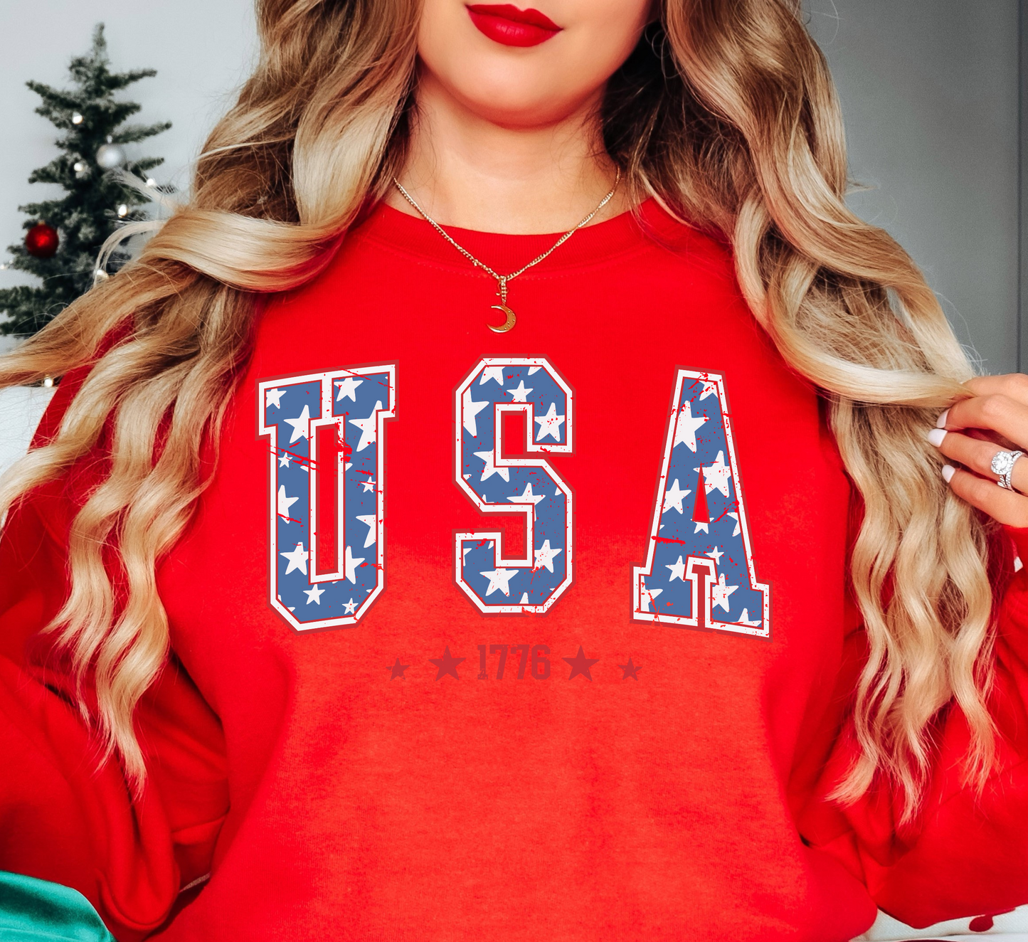 USA 1776 Sweatshirt | Stars and Stripes Collection | Unique Gifts for Family and Friends